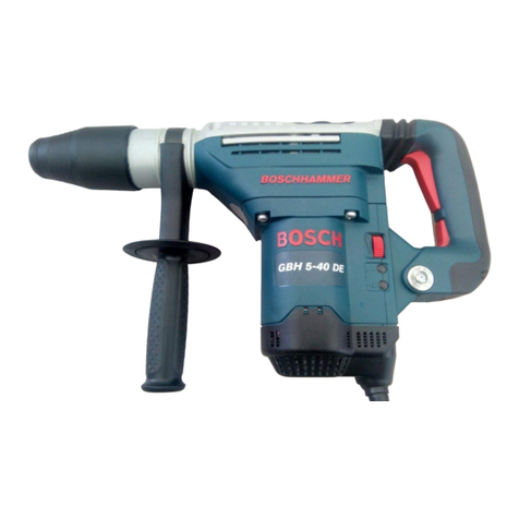 Bosch GBH 5-40 DE User manual