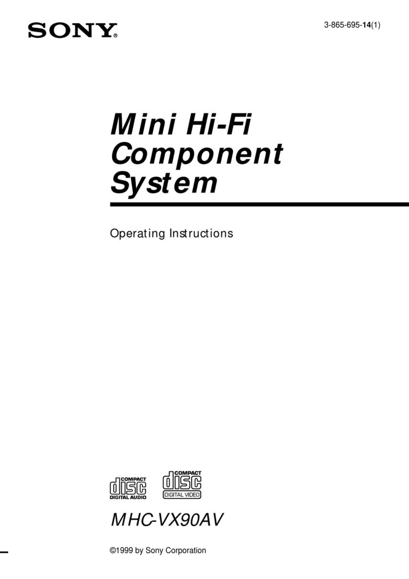 Sony MHC-VX90AV User manual