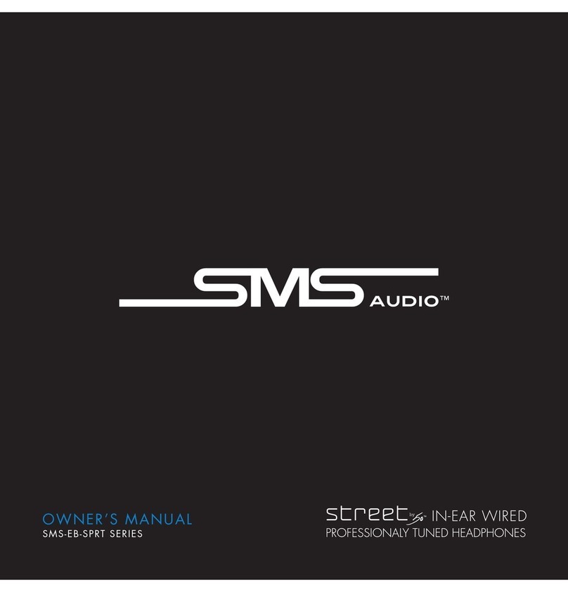 SMS Audio SMS-EB-SPRT SERIES owner's manual SMS Audio SMS-EB-SPRT SERIES owner's manual
