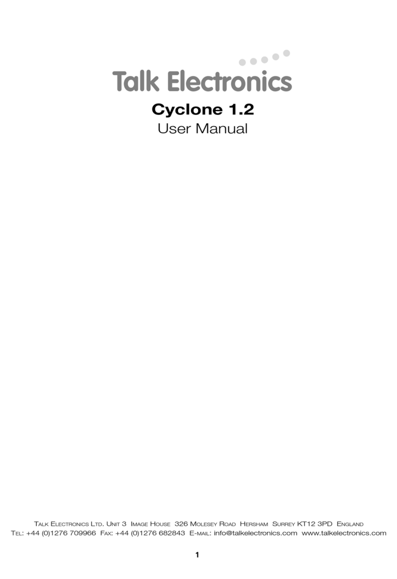 Talk electronics Cyclone 1.2 user manual