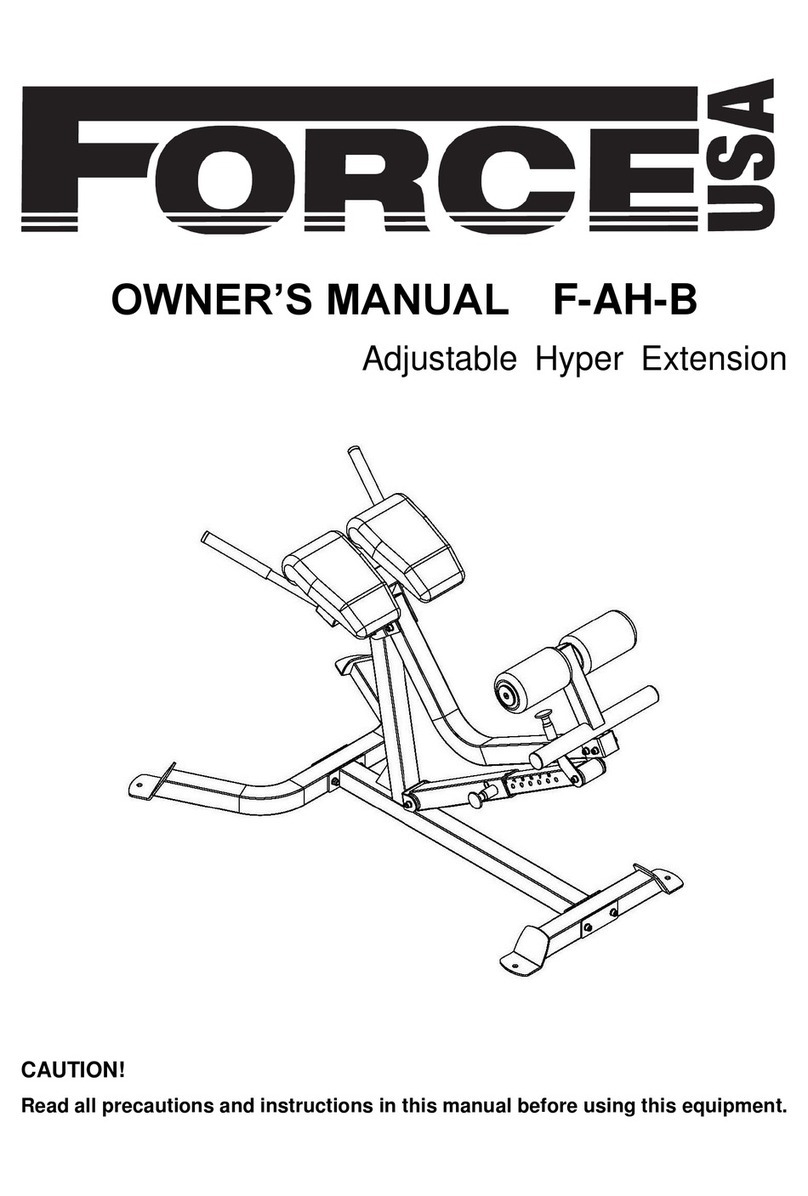 Force USA F-AH-B User manual