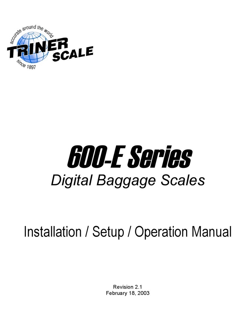 Triner Scale 600-ESeries Manual instruction Triner Scale 600-ESeries Manual instruction