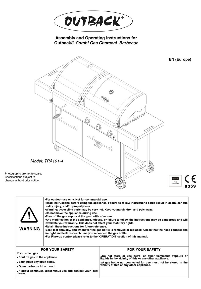 Outback TPA101-4 User manual