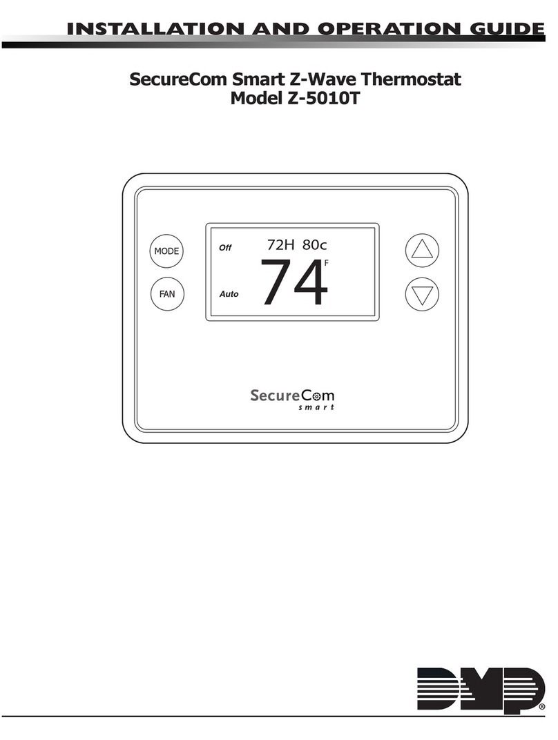 DMP Electronics SecureCom Smart Z-Wave Z-5010T Operating instructions