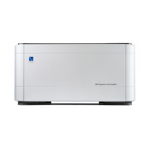 PS Audio BHK Signature 250 Quick start guide