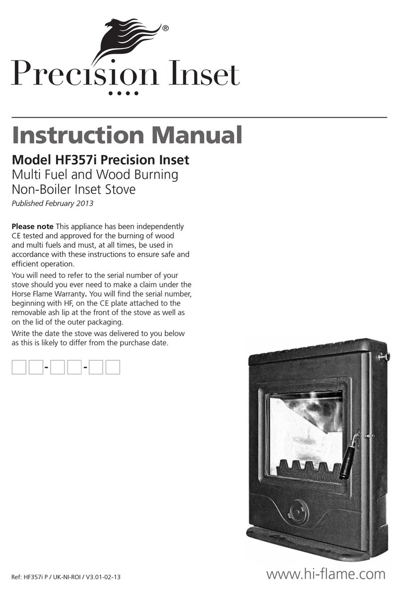 Hi-Flame HF357i Precision Inset User manual