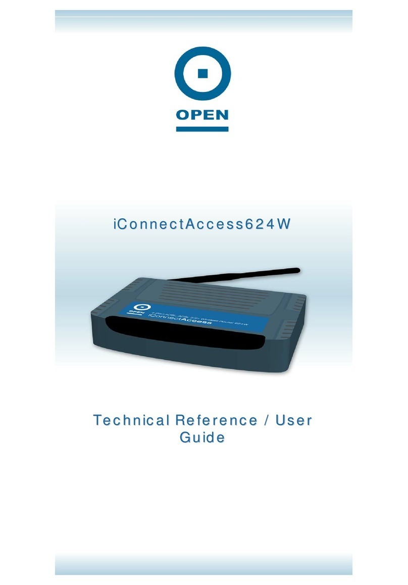 Open iConnectAccess624W Technical reference/users guide