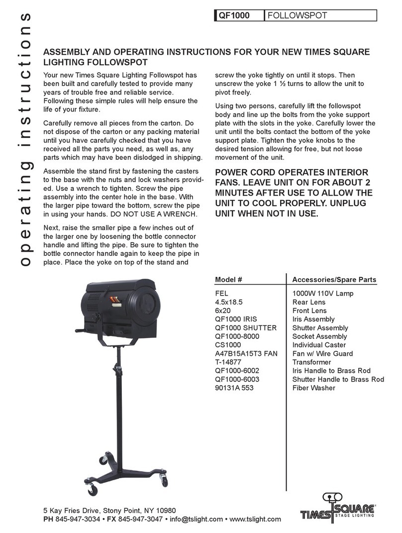 Times Square QF1000 User manual