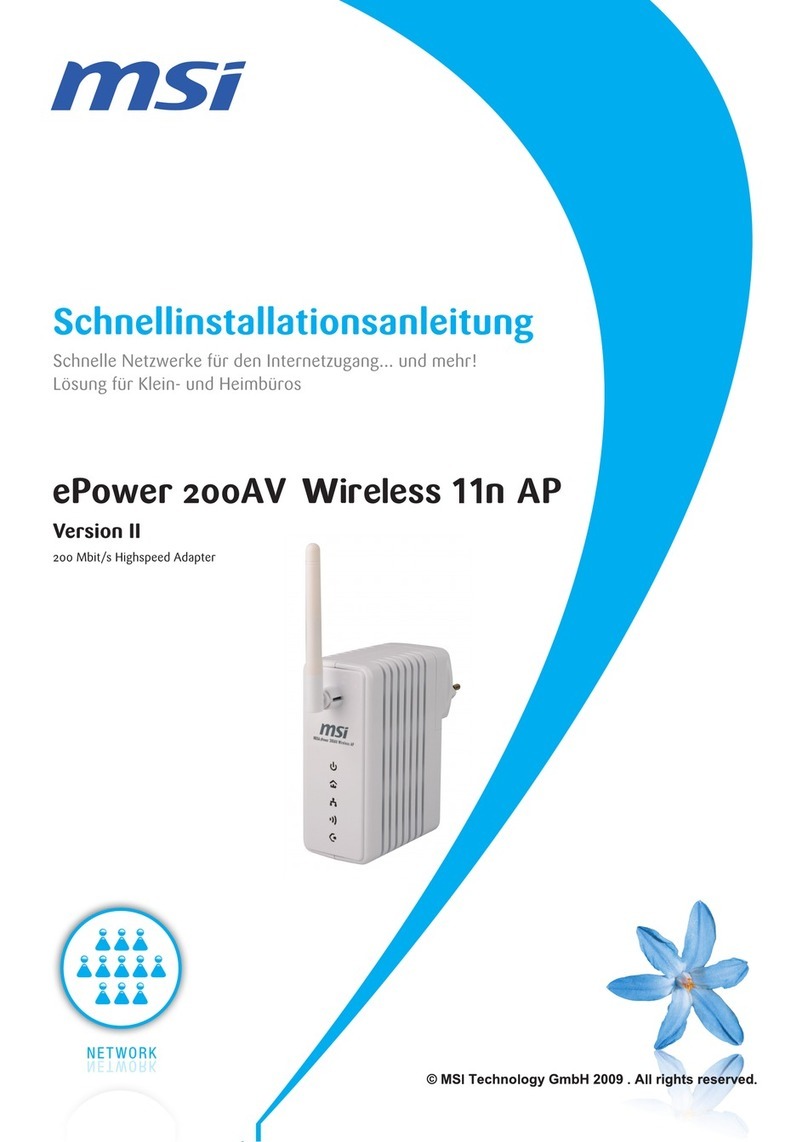 MSI ePower 200AV user guide