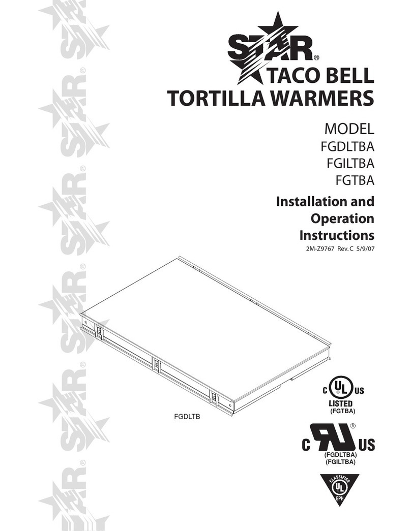 Star FGDLTBA Installation and operation instructions