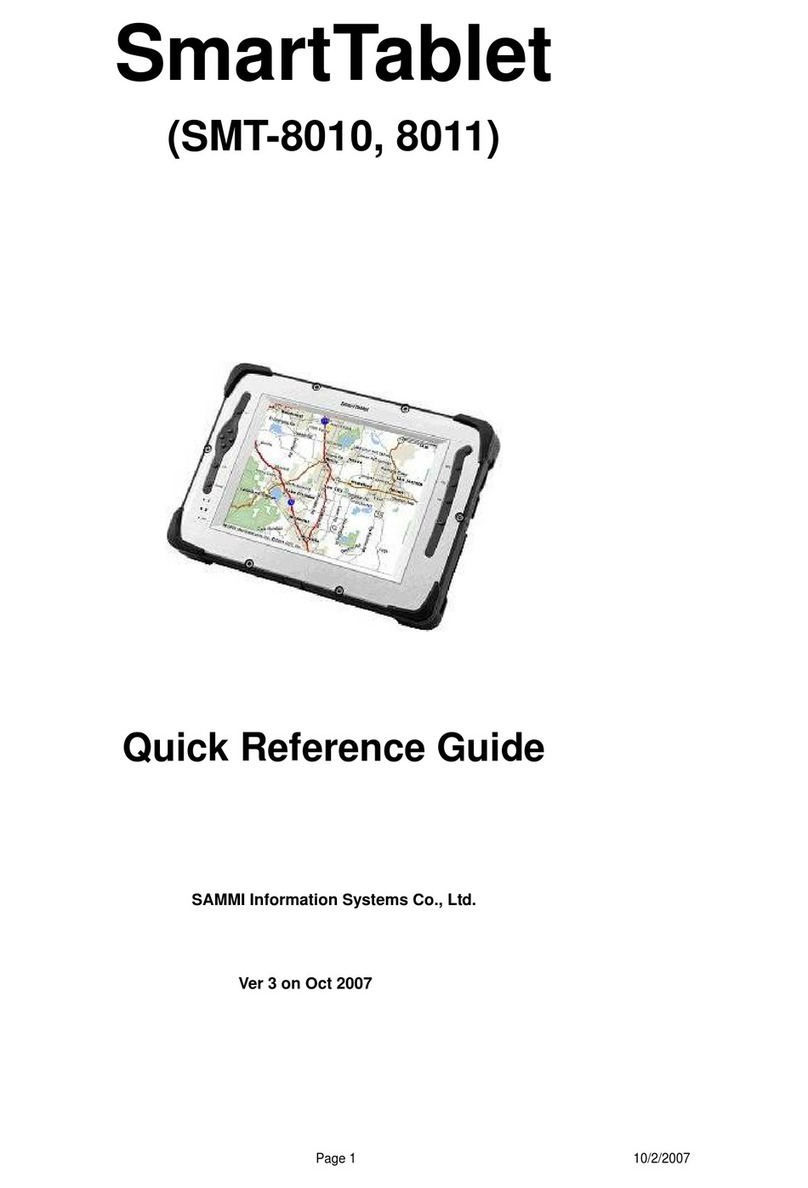 SmartTablet SMT-8010 Quick reference guide
