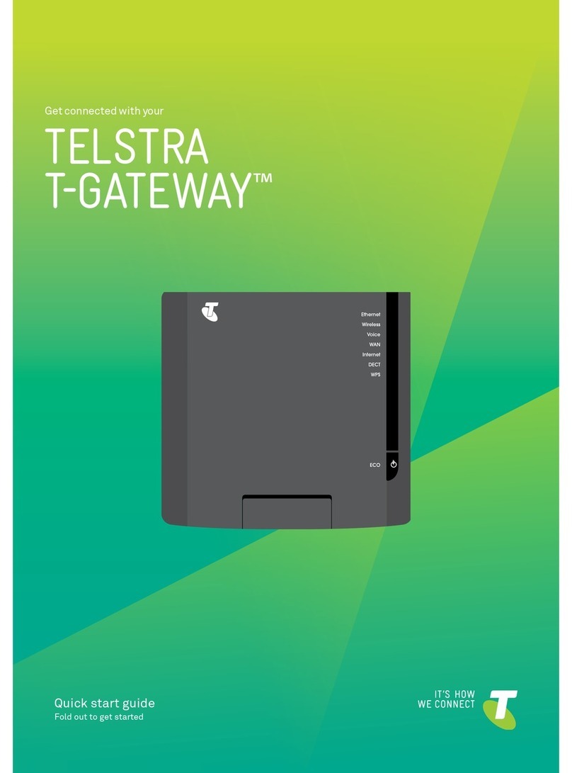 Telstra T-GATEWAY User manual