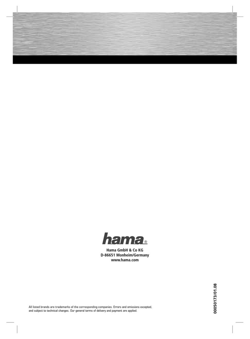 Hama CC 718L Operating	 instruction