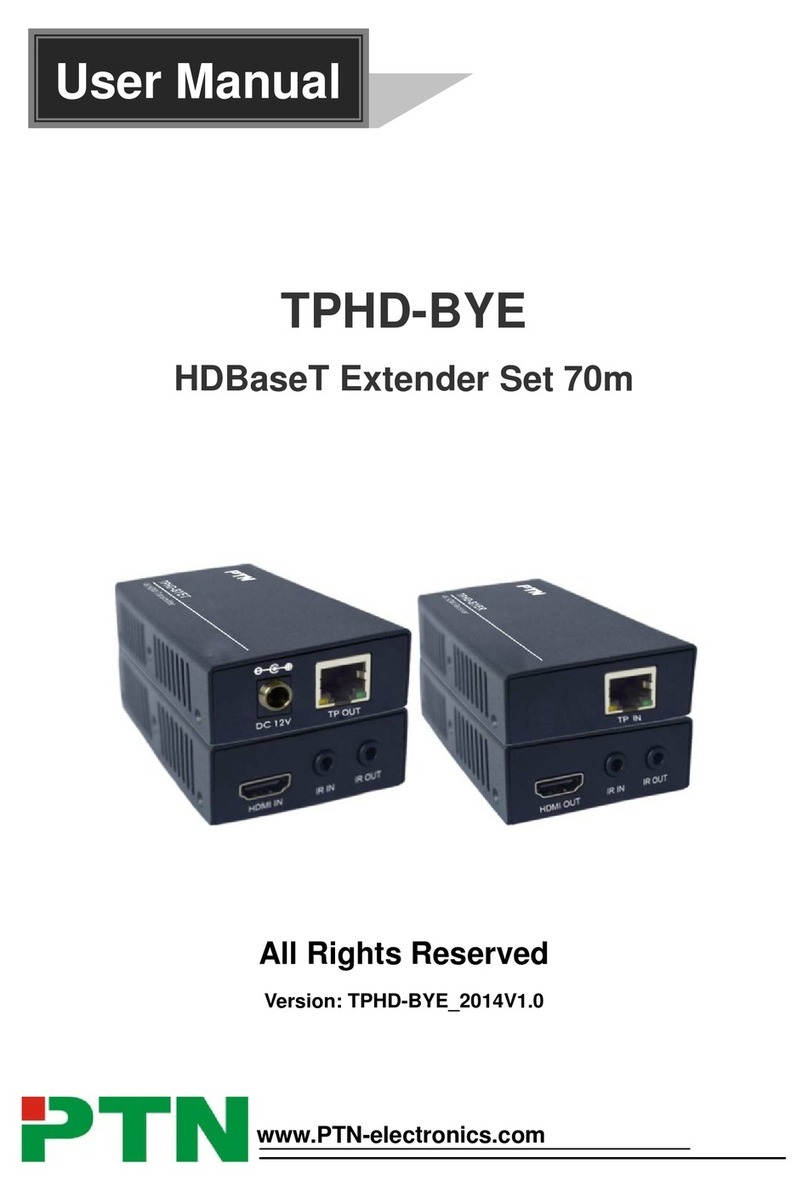 PTN TPHD-BYE user manual