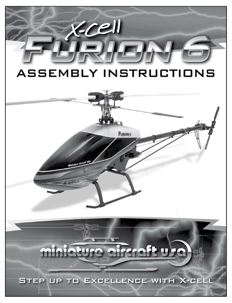 miniature aircraft X-Cell Furion 6 Assembly instructions miniature aircraft X-Cell Furion 6 Assembly instructions