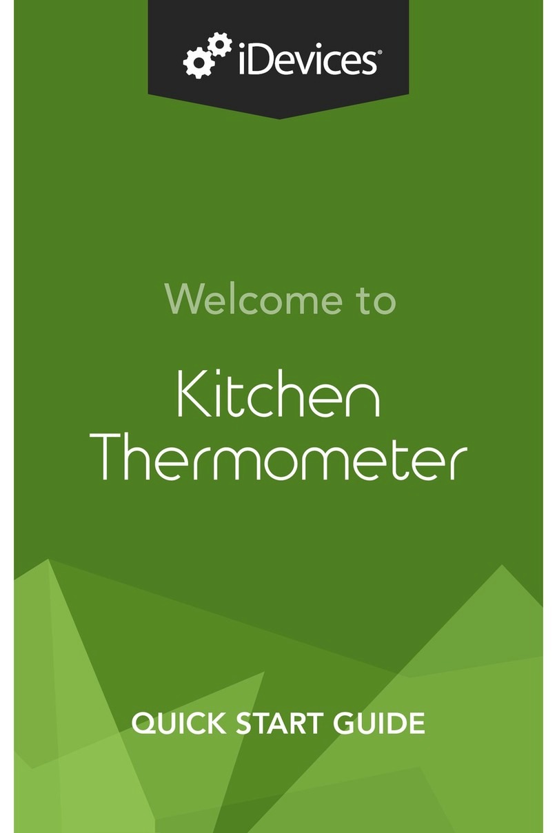 iDevices Kitchen thermometer User manual