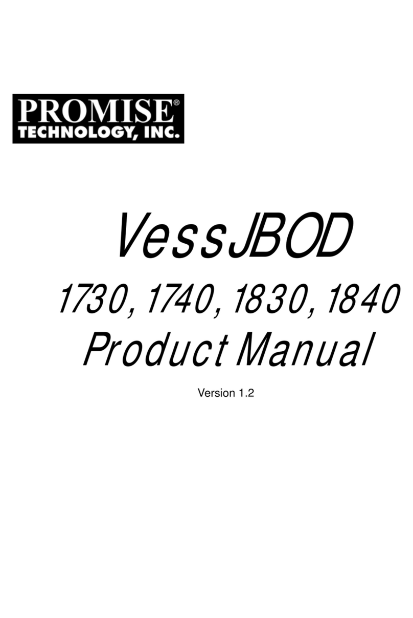 Promise VessJBOD 1730 User manual