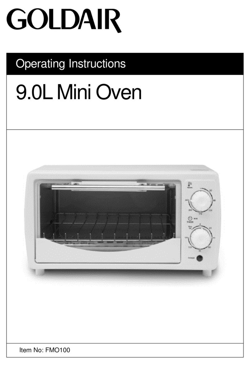 Goldair FMO100 operating instructions Goldair FMO100 operating instructions