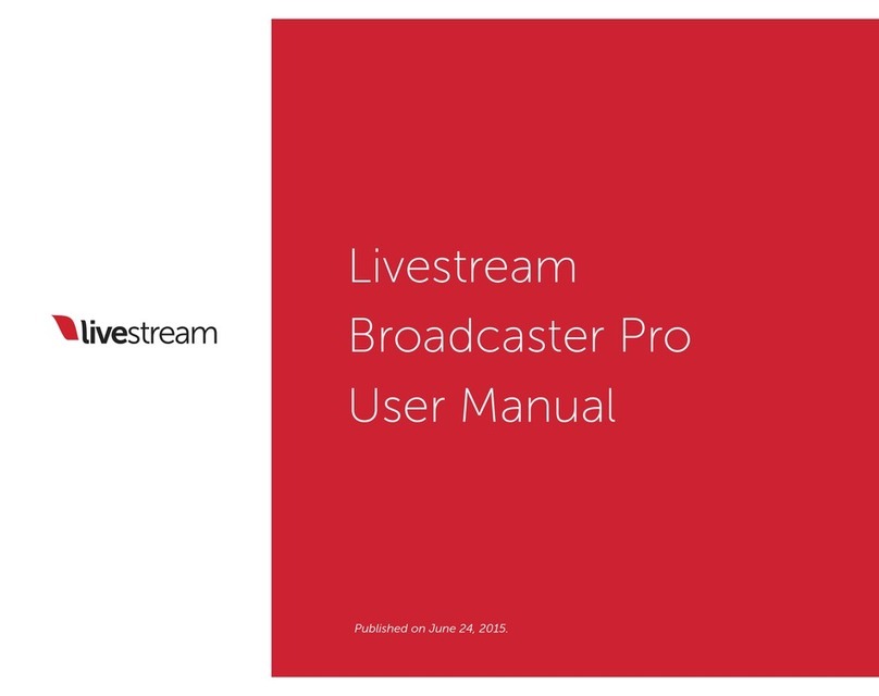 Livestream Broadcaster Pro user manual