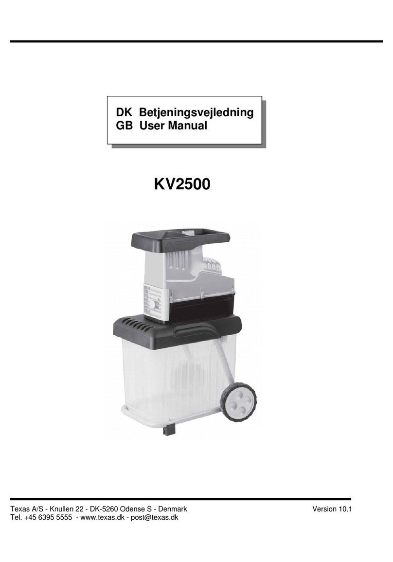 Texas KV2500 User manual