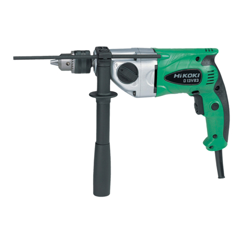 Hitachi Koki D 13VB3 Handling instructions