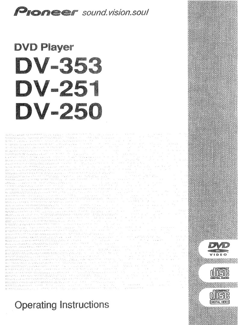 Pioneer DV-353 operating instructions