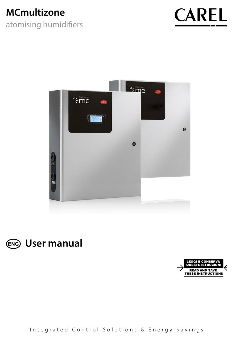 Carel MCmultizone User manual