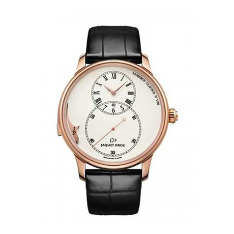 Jaquet Droz GRANDE SECONDE MINUTE REPEATER Technical manual Jaquet Droz GRANDE SECONDE MINUTE REPEATER Technical manual