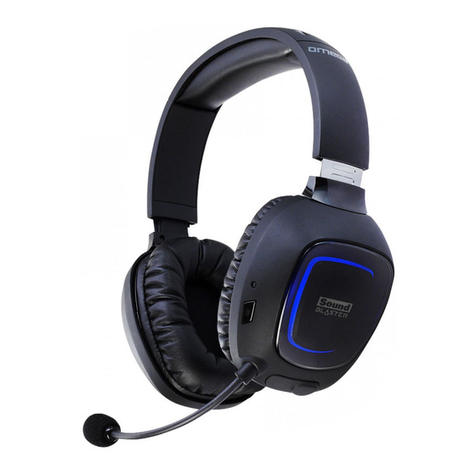 Creative SOUND BLASTER TACTIC3D OMEGA WIRELESS user guide