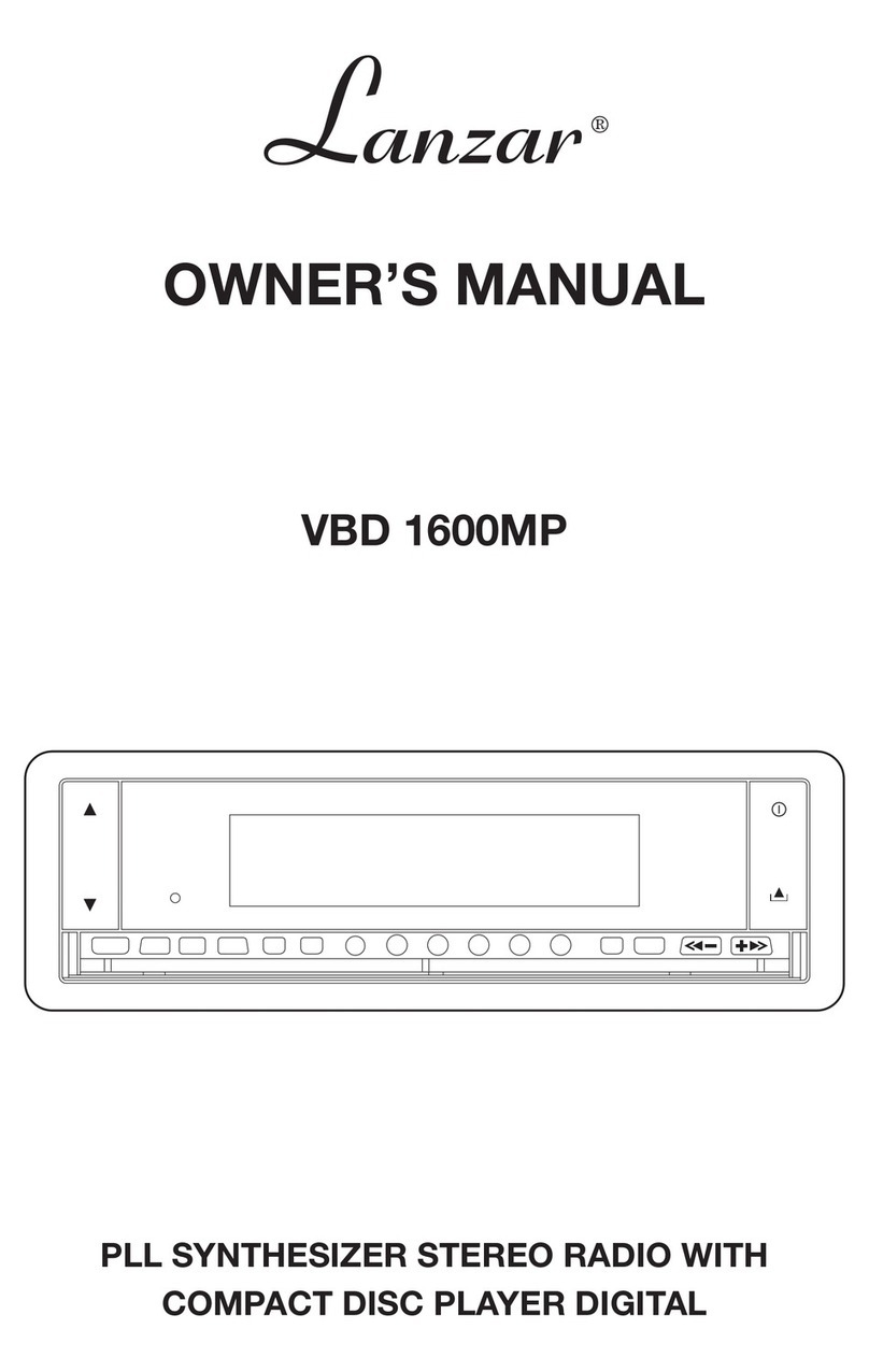 Lanzar VBD 1600MP owner's manual