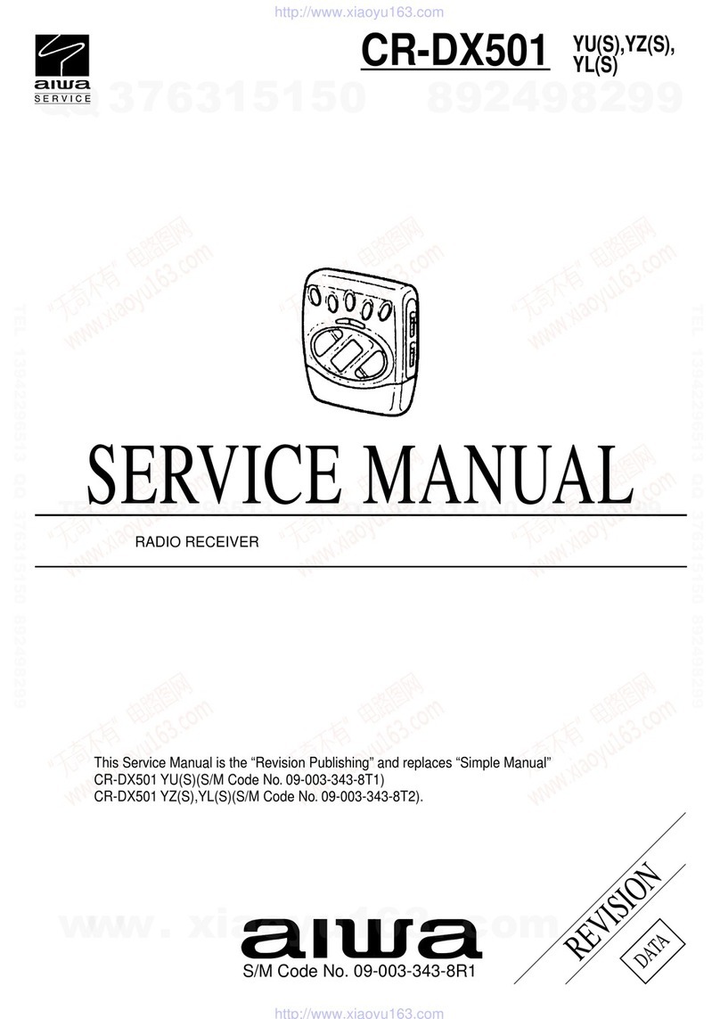 Aiwa CR-DX501 Service manual
