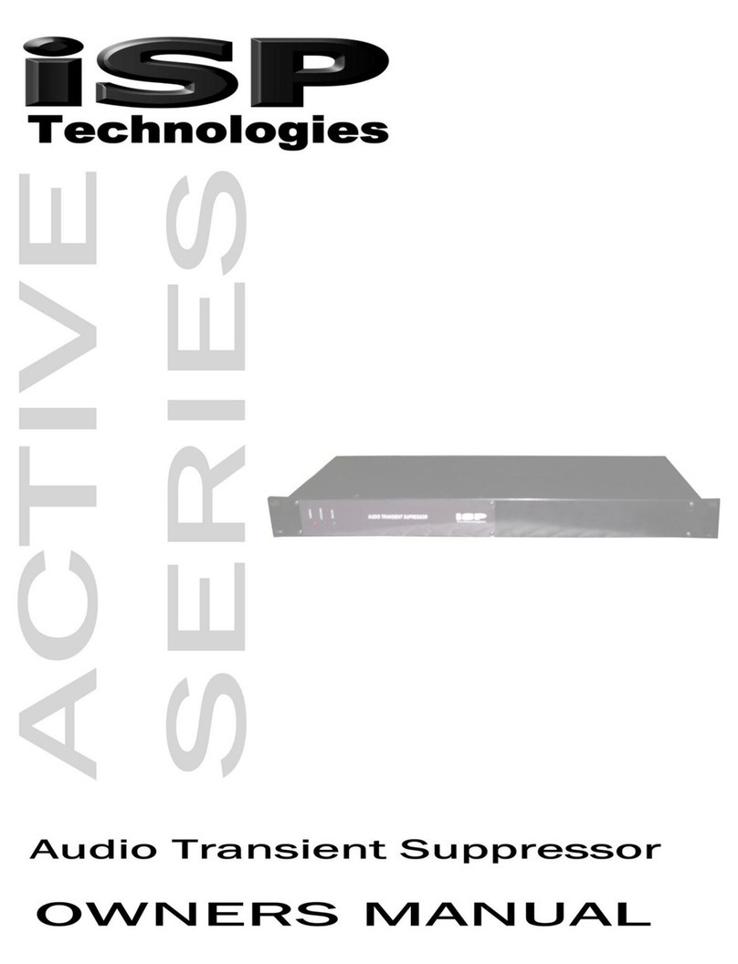 iSP Active series owner's manual