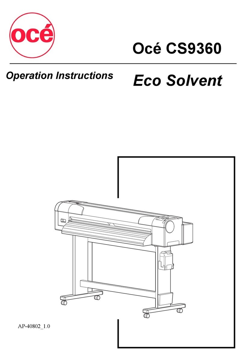 OcÃ© CS9360 Operation instructions