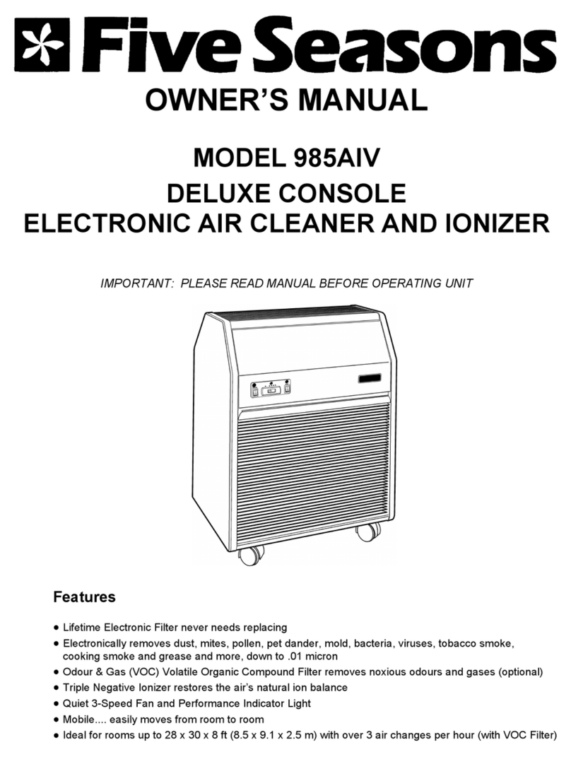 Five Seasons 985AIV owner's manual