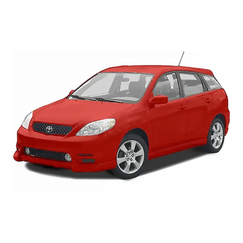 Toyota Matrix 2003 user manual