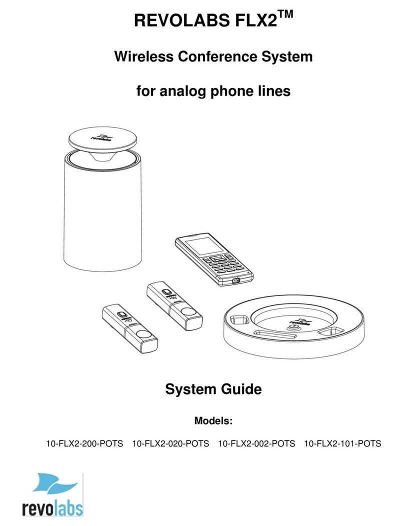Revolabs 10-FLX2-200-POTS Parts list manual