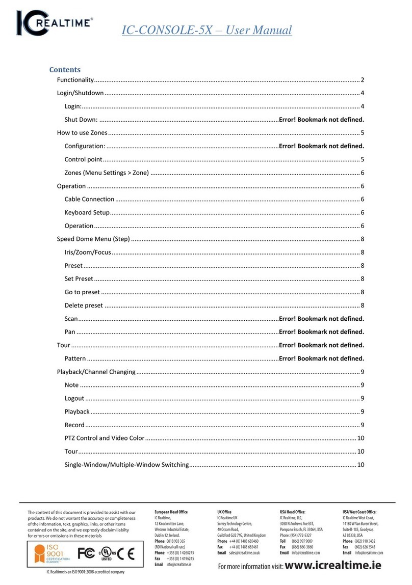 ICRealtime CONSOLE-5X user manual