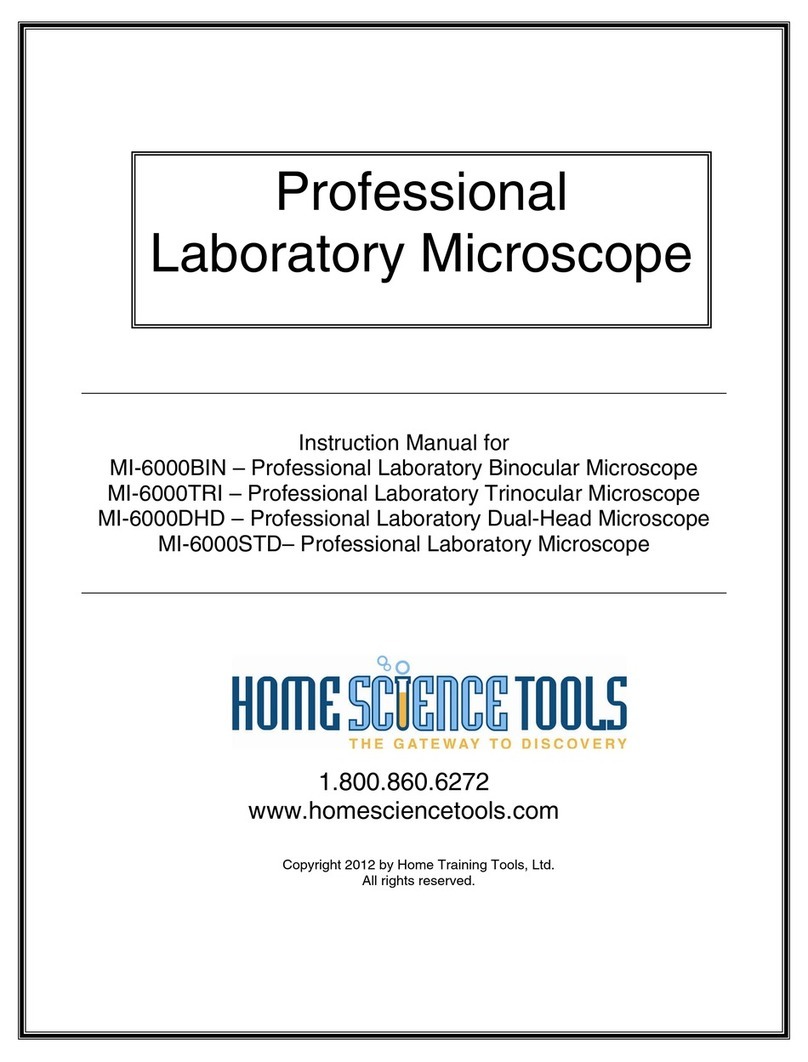 Home Science Tools MI-6000BIN instruction manual
