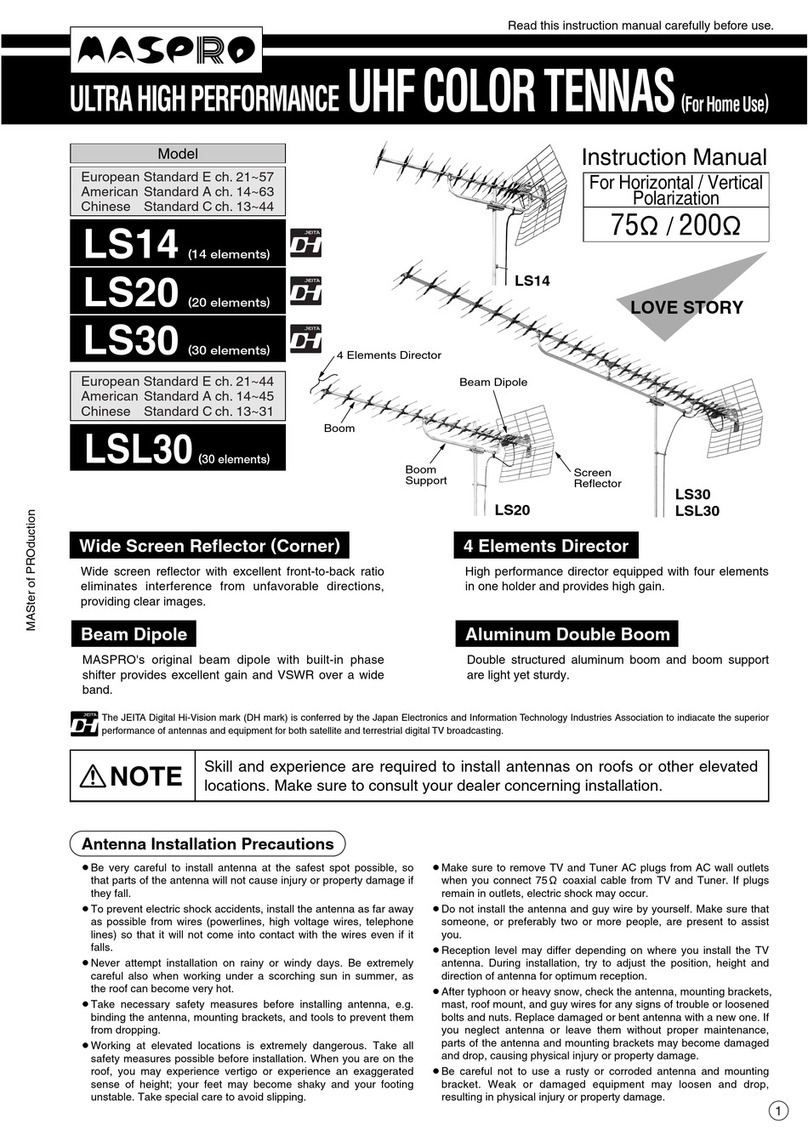 Maspro LS14 instruction manual