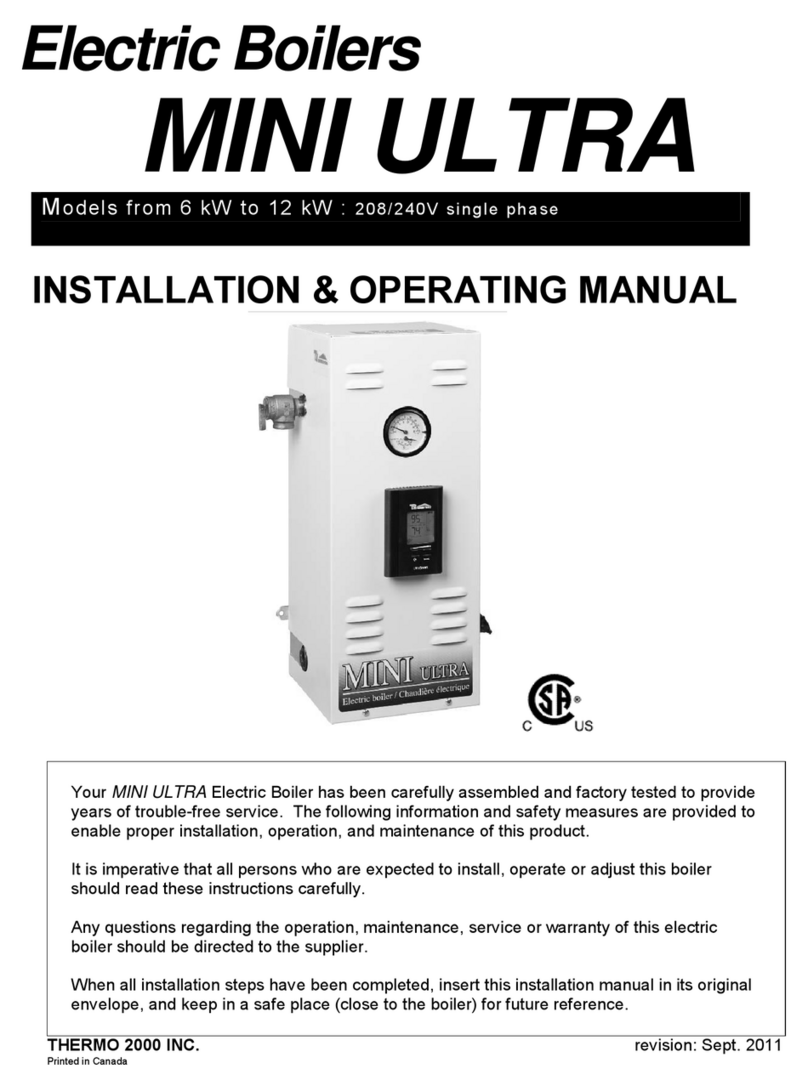THERMO 2000 MINI Ultra 6 Installation instructions
