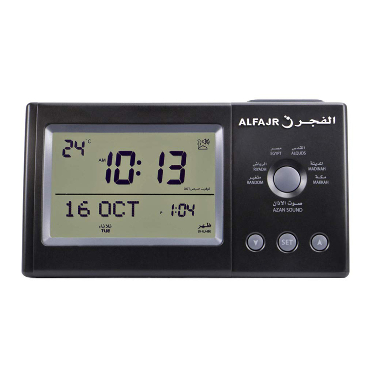 Al Fajr CT-01 user manual