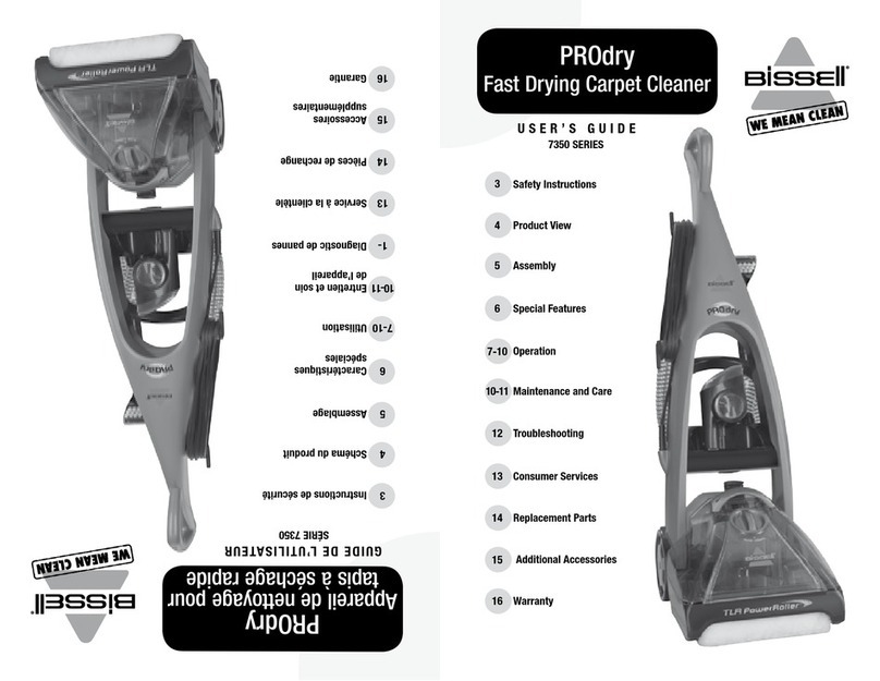 Bissell PROdry 7350 series user guide