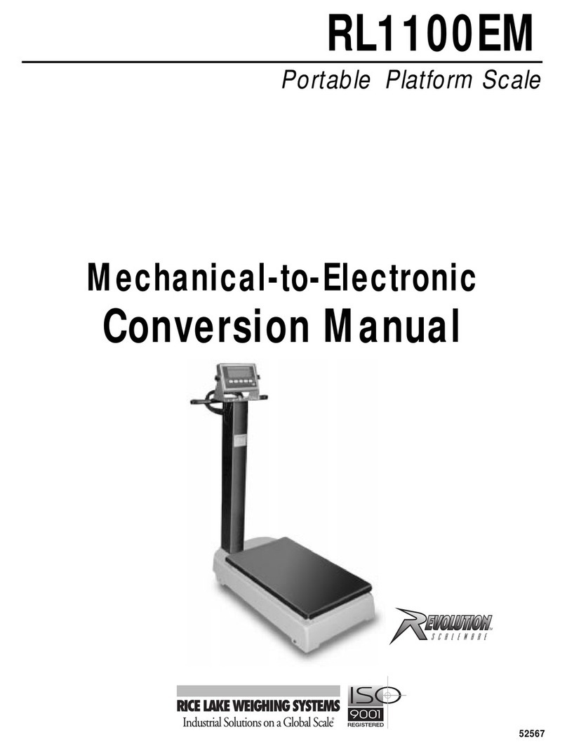 Rice Lake RL1100EM User manual