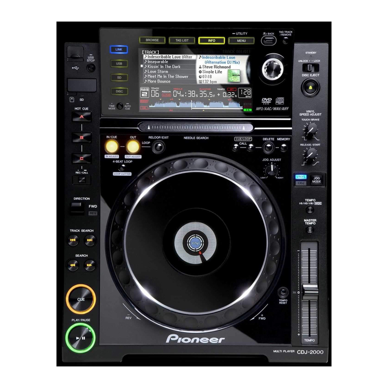 Pioneer CDJ-2000 User manual