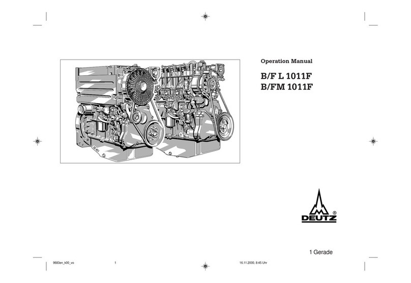 Deutz FL 1011F Operation manual