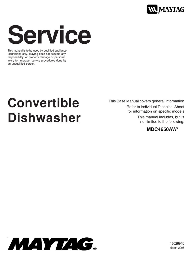 Maytag MDC4650AW Series User manual