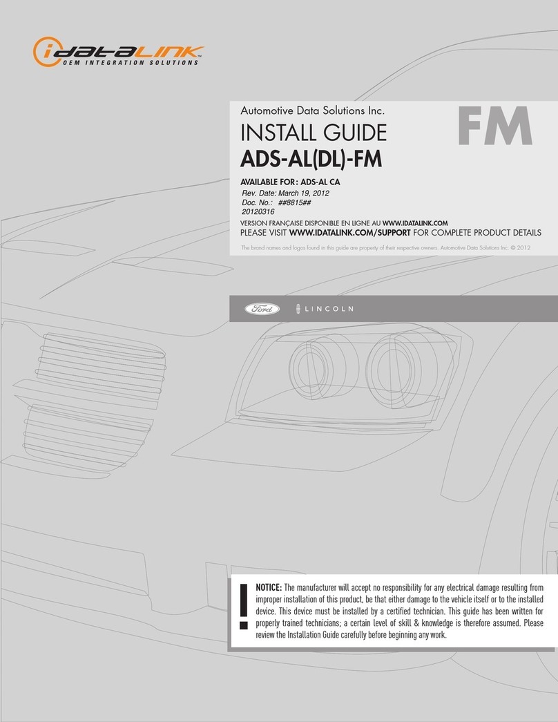 iDataLink ADS-AL-FM install guide