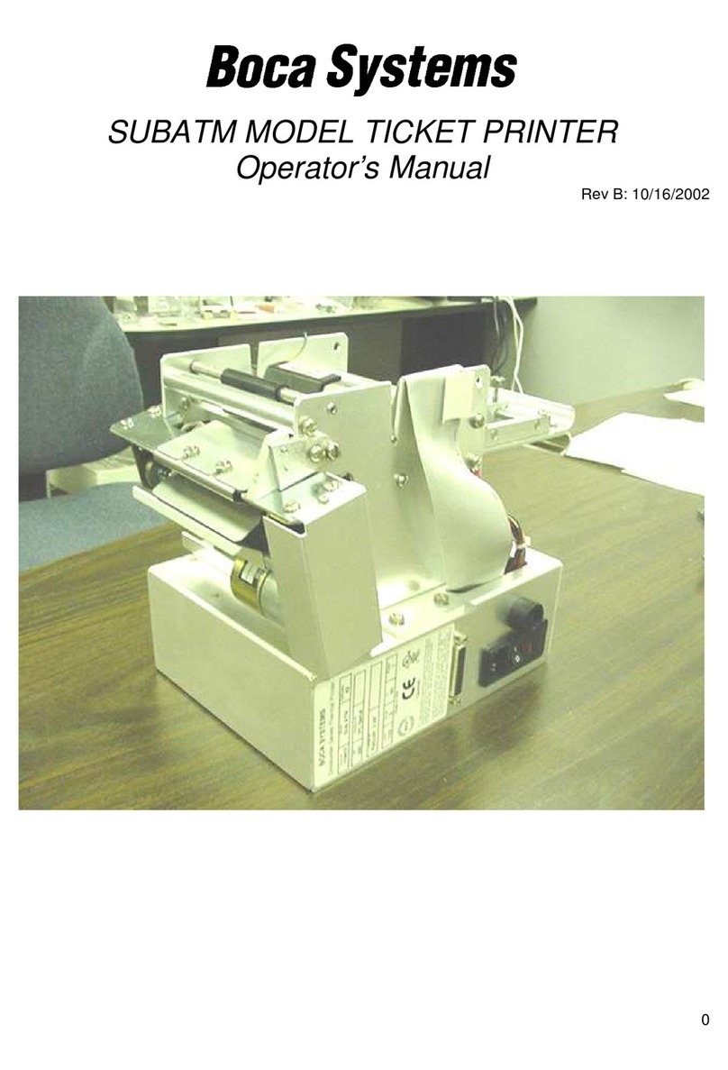 Boca Systems SUBATM User manual