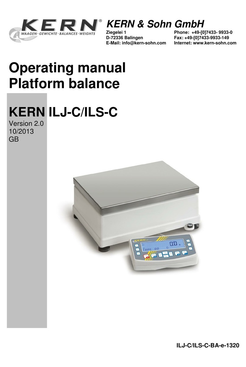KERN ILJ-C operating manual