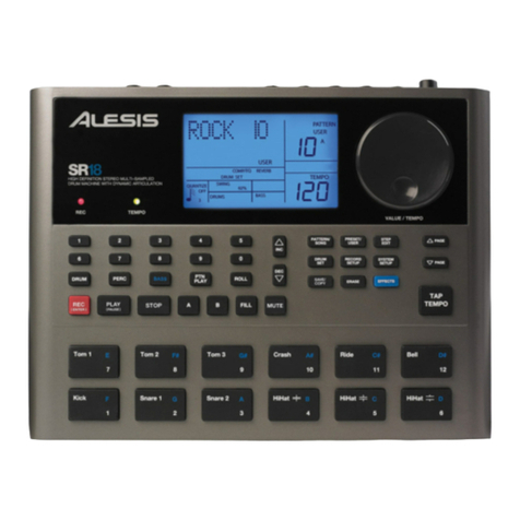 Alesis SR-18 User manual